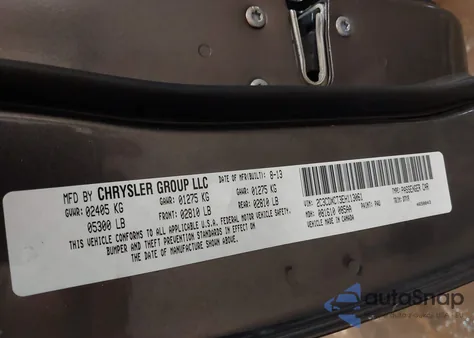 2014 Dodge Charger R/T из США, поврежденный, VIN 2C3CDXCT3EH113061